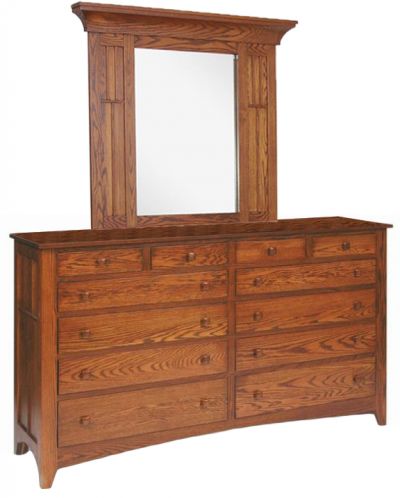 Mission Bachelors's Chest w/Mirror
