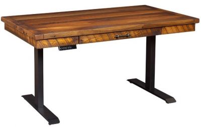 Loft Reclaimed Barnwood Lift Desk
