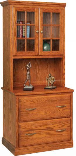 Harrington Hutch Top File Cabinet