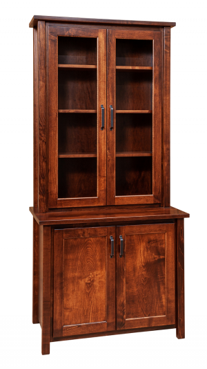 Eshton Glass Door Storage Bookcase