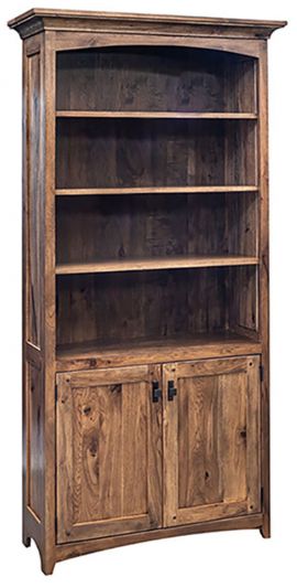 Belmont 80" Bookcase w/Doors