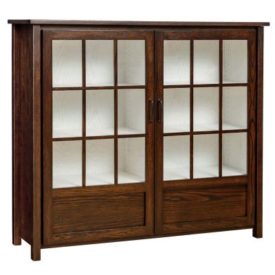 Shelton Glass Door  Bookcase