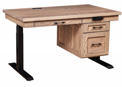 Westin Single Pedestal Lift Desk