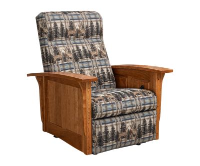 Paneled Mission ZeroWall Recliner