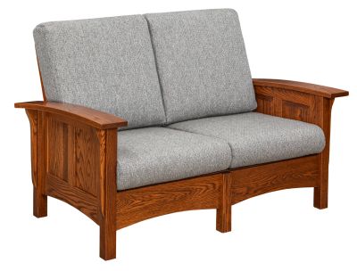 Paneled Mission Morris Loveseat