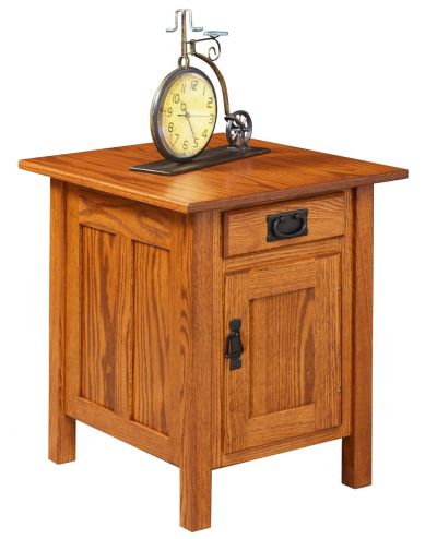 Mission Door & Drawer End Table