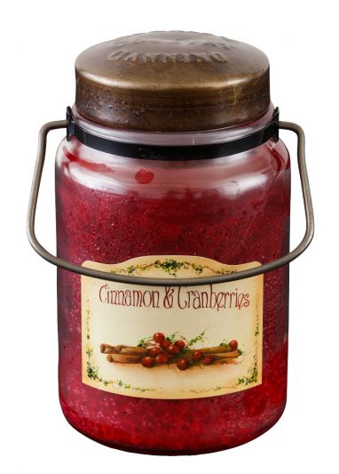 Cinnamon & Cranberries 26 Ounce Jar Candle