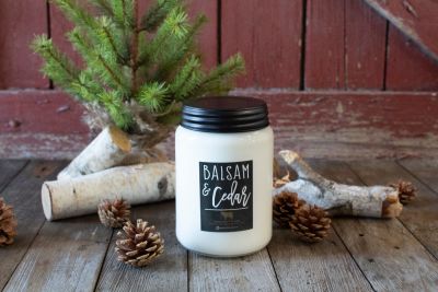 Balsam & Cedar 26 Ounce Farmhouse Apothecary Jar Candle