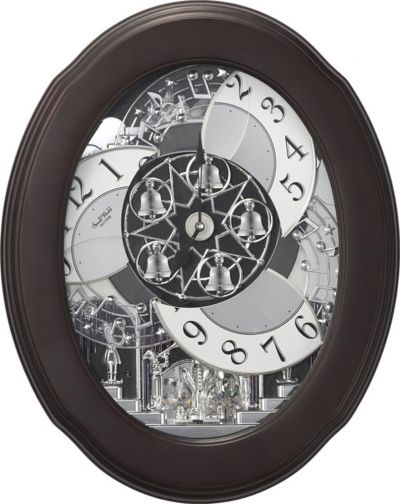 Nostalgia Espresso Magic Motion Clock