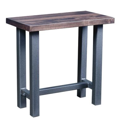 Boulder Creek Industrial Chairside Table