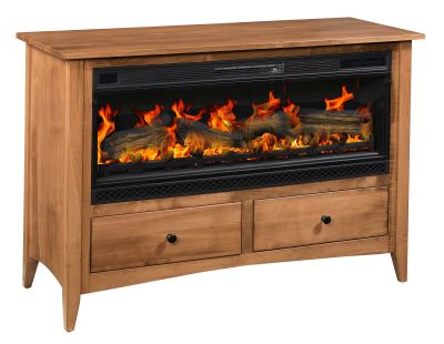 Somerset Fireplace Media Console