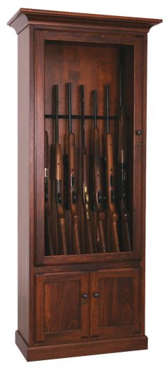8 Gun Wall Cabinet