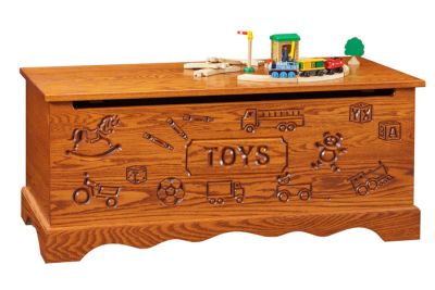 Classic Solid Wood Toy Chest