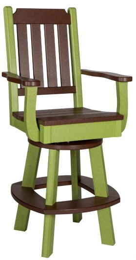 Keystone Poly Bar Swivel Arm Chair