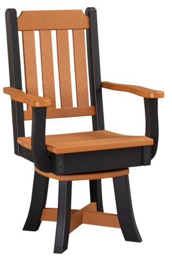 Keystone Poly Swivel Dining Arm Chair