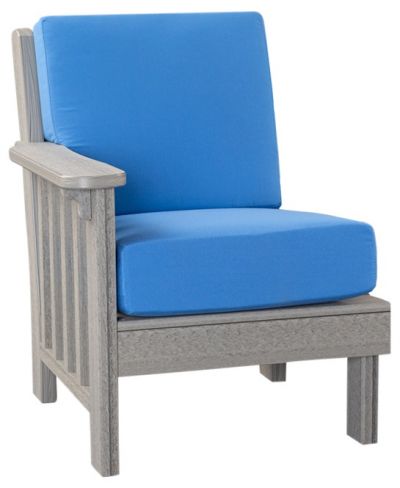 Mission Poly Sectional Chair