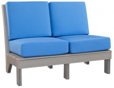 Mission Poly Sectional Armless Loveseat
