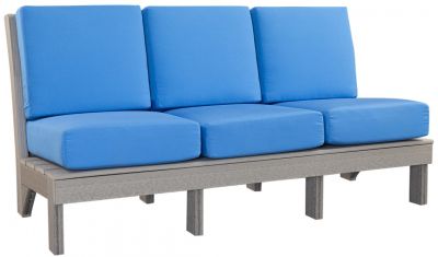 Mission Poly Sectional Armless Sofa