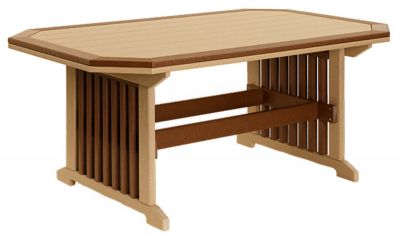 Mission Poly Table With Border