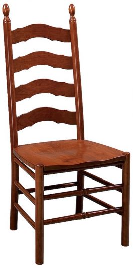 French Country Ladderback Side Chair