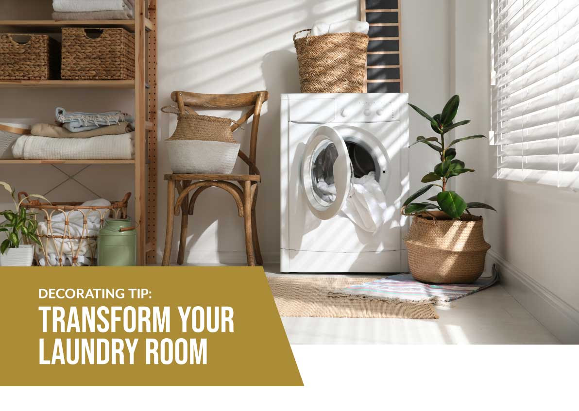 Tips for decorating your laundry room