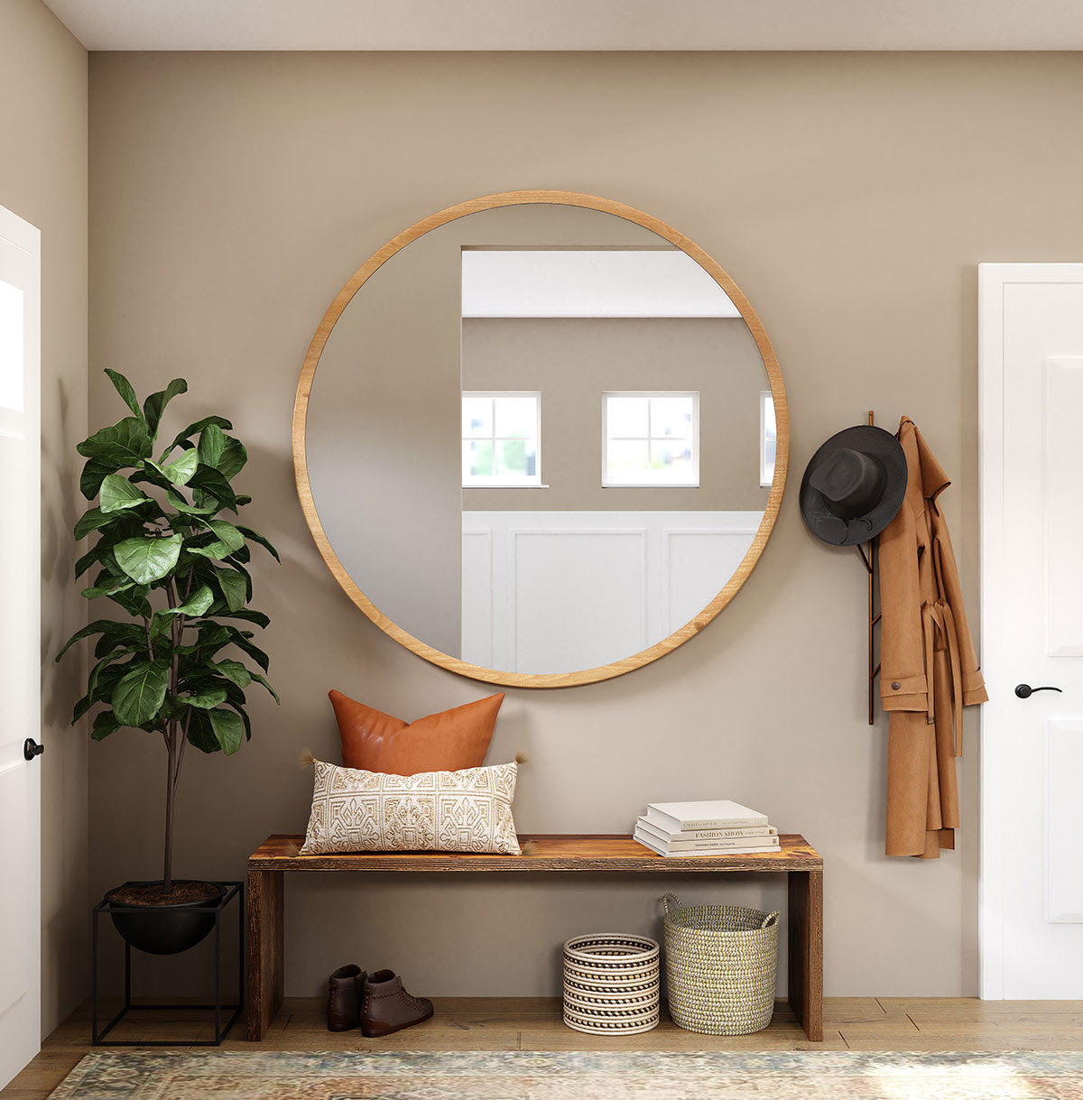 Mirror To Make Room Feel Larger