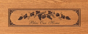 Bless Our Home - Grapes