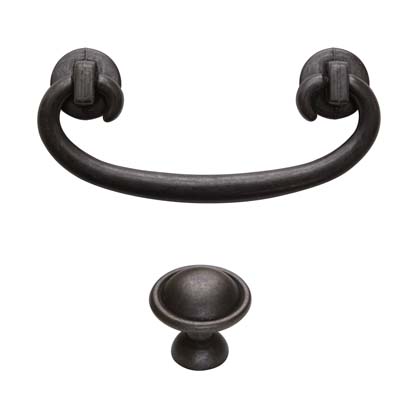 Rustic Bail | Gun Metal Hardware